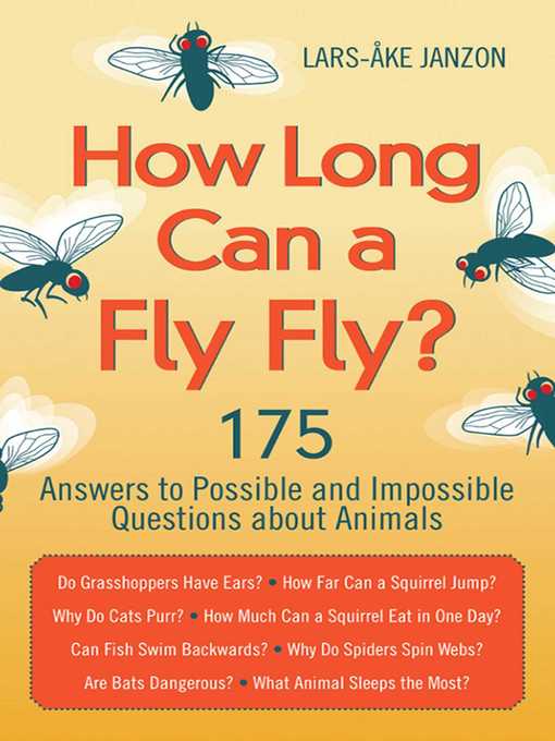 Title details for How Long Can a Fly Fly? by Lars-Åke Janzon - Available